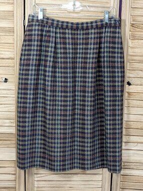 Peabody Wool Skirt VINTAGE Lined Size 13/14
